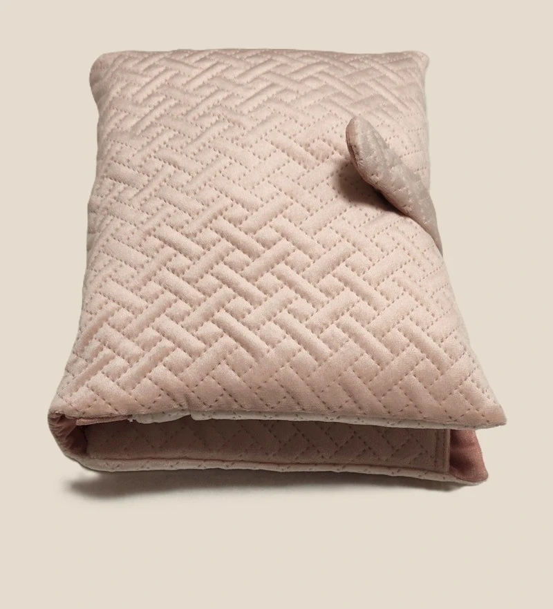 Plenkovník Velvet "mřížka starorůžový"
